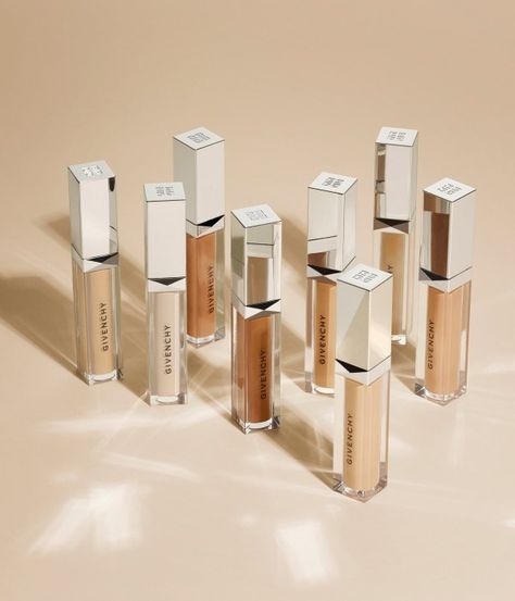 Givenchy Teint Couture Everwear Foundation and Concealer 2019 Collection Concealer Photography, Concealer Packaging, Bee Makeup, Pr Kit, Gloss Eyeshadow, Makeup Brushes Guide, Cat Eye Makeup, Beauty Products Photography, Cosmetic Design