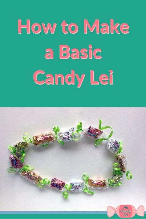 How to make a basic candy lei. Candy Lei's are great gifts for graduations and birthdays. I love making candy leis for graduation ceremonies. Candy Leis For Graduation, Candy Lei Diy, Graduation Candy Lei, Leis For Graduation, Candy Leis, How To Make Candy, Lei Making, Candy Lei, Making Candy