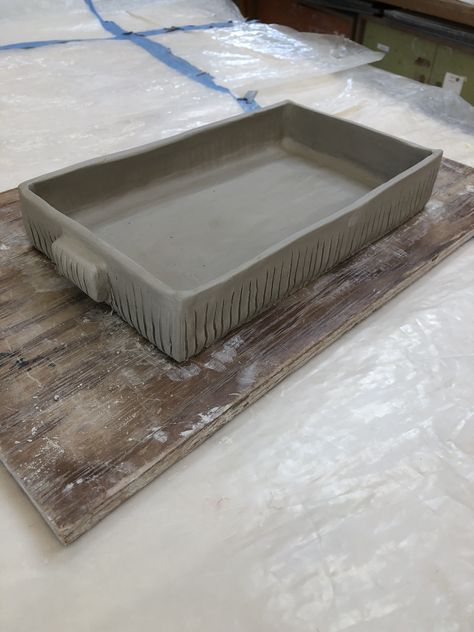 Pottery Trays Handmade, Hand Built Pottery Casserole Dish, Ceramic Tray With Handles, Clay Rectangle Tray, Pottery Rectangular Plate, Pottery Soap Dishes Handmade Ceramic, Ceramics Pottery Mugs, Ceramic Platters, Ceramic Tray