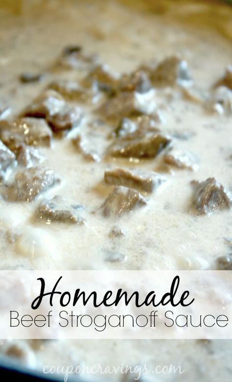 Stroganoff Sauce Recipe, Beef Stroganoff Recipes, Beef Stroganoff Sauce, Creamy Beef Stroganoff Recipe, Creamy Beef Stroganoff, Stroganoff Recipes, Easy Beef Recipes, Homemade Beef Stroganoff, Beef Stroganoff Crockpot