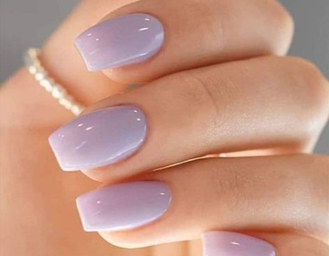 Light Purple Nail Polish, Lavender Nail Polish, Light Purple Nails, Light Colored Nails, Violet Nails, Emerald Nails, Opal Nails, Color For Nails, Lilac Nails