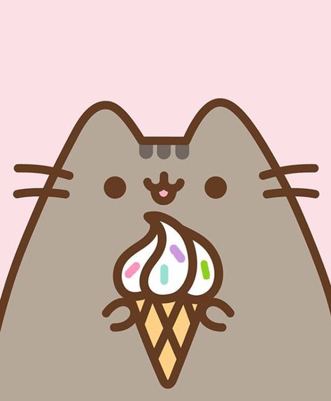 Theresa on Instagram: “Happy #FrozenYogurtDay. Repost @pusheenbox #pusheenlove #pusheenplush #adorablepusheen #pusheenbox #pusheen #pusheens #pusheencat…” Pusheen Sloth Wallpaper, Pusheen Phone Wallpaper, Cute Pusheen Wallpapers For Laptop, Pusheen Summer Wallpaper, Pusheen Birthday, Pusheen Memes, Pusheen Plush, Doctor Whooves, Pusheen Cute