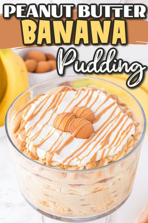 Vanilla Wafer Dessert, Peanut Butter Banana Pudding, Oven Desserts, Banana Trifle, Banana Pudding Trifle, Banana Heart, Pudding Banana, Portable Dessert, Banana Cream Pudding