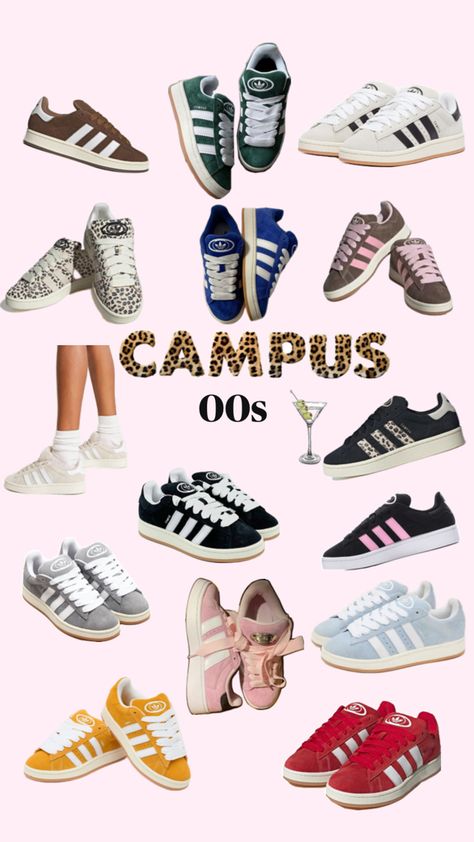 #campus #fyp #campus00s #shoes Campus 00s Shoes, 00s Shoes, Adidas Campus Shoes, Pretty Sneakers, Trendy Shoes Sneakers, Preppy Shoes, Preppy Summer Outfits, Shoe Wishlist, Cute Nike Shoes