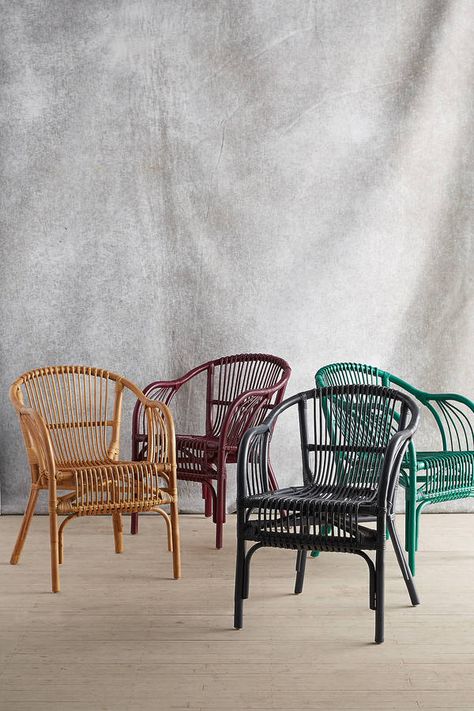 Anthropologie Pari Rattan Chair Wicker Dining Chairs, Boho Furniture, Bamboo Furniture, Rattan Dining Chairs, Furniture Renovation, Rattan Chair, Cheap Furniture, Rattan Furniture, Wicker Furniture