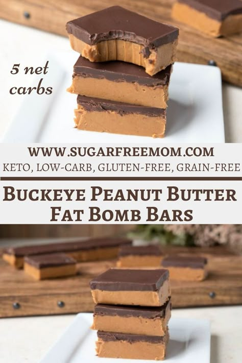 Healthyish Desserts, Aip Keto, Butter Bars Recipe, Chocolate Peanut Butter Bars, Peanut Butter Bars Recipe, Sugar Free Peanut Butter, Keto Treats, Keto Bars, Chocolate Peanut Butter Fudge