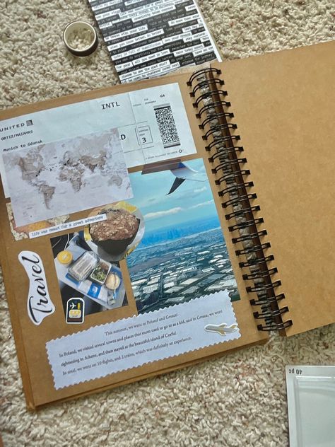 Honeymoon Scrapbook Ideas Layout, Honeymoon Scrapbook Ideas, Honeymoon Scrapbook, My Adventure Book, Digital Polaroid, Scrapbook Art Journal, Diary Inspiration, Best Travel Journals, Travel Journal Ideas