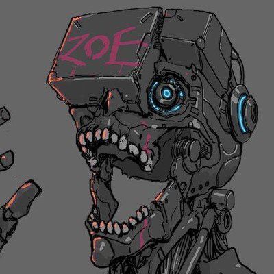 Ching Yeh, Robot Skull, Skeleton Drawings, Arte Robot, Arte Cyberpunk, Skeleton Art, Cyberpunk Character, Arte Inspo, Science Fiction Art