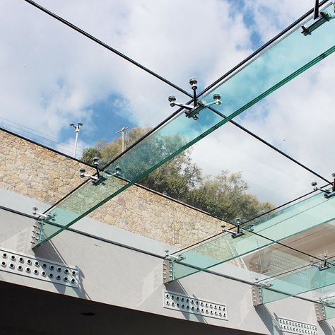 Architectural Glass Wall, Glass Roof Architecture, Steel And Glass Architecture, Glass Roof Design, Glass Roof Structure, Glass Link Between Buildings, Glass Glazing Elevation, Glass Facade Detail, Glass Roof Panels