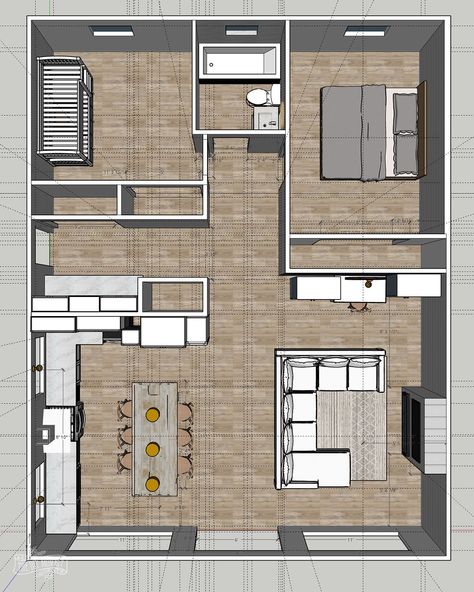 How to Style an Open Concept Kitchen & Living Room | The DIY Mommy Open Plan Kitchen Living Room Layout, Garfield House, Home Layout Ideas, Open Concept Kitchen Living Room Layout, Mixed Use Building, Open Kitchen Layouts, Open Concept Kitchen Living Room, Open Floor House Plans, Diy Mommy