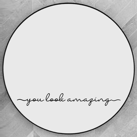 Amazon.com: You Look Amazing Inspirational Quotes Mirror Decal 18"x2.3" Vinyl Decal: Handmade Quotes On A Mirror, You Look Great Mirror, Mirror With Quote On It, Quotes For Mirrors, Mirror Board, Room Moodboard, Mirror Quotes, You Look, Mirror Decals