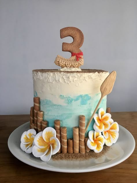 Moana Cake Ideas, Moana Birthday Party Cake, Cake Ideas For Boys, Moana Birthday Decorations, Moana Birthday Cake, Moana Birthday Party Theme, Moana Theme Birthday, Festa Moana Baby, Moana Cake