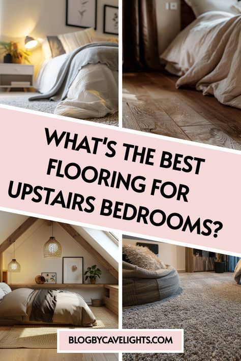 Step up your bedroom design game! Find out which bedroom floor materials offer both beauty and durability for your upstairs bedroom. Click to explore our comprehensive guide! 👣 Bedroom Vinyl Flooring Ideas, Kids Bedroom Flooring Ideas, Bedroom Hardwood Floor, Bedrooms With Hardwood Floors, Bedroom Floor Ideas, Bedroom Flooring Ideas, Type Of Flooring, Farmhouse Flooring, Floor Ideas