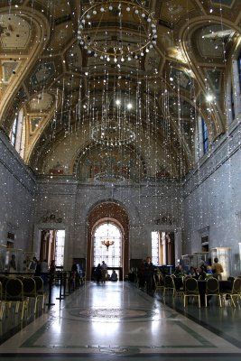 Holiday season at the DIA. Beautiful. Enchanted Ceiling, Detroit Rock City, Detroit History, Detroit City, Detroit Institute Of Arts, Detroit Area, Great Hall, Michigan Travel, State Of Michigan