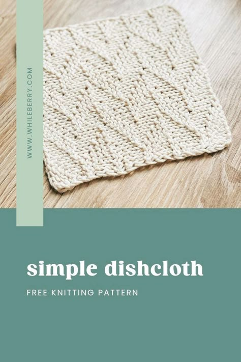 Free Dishcloth Knitting Patterns, Minimal Kitchen Decor, Knitted Dishcloth Patterns Free, Knit Dishcloth Pattern, Knitted Washcloth Patterns, Dishcloth Patterns Free, Modern Knitting Patterns, Intermediate Knitting Patterns, Knitted Washcloths