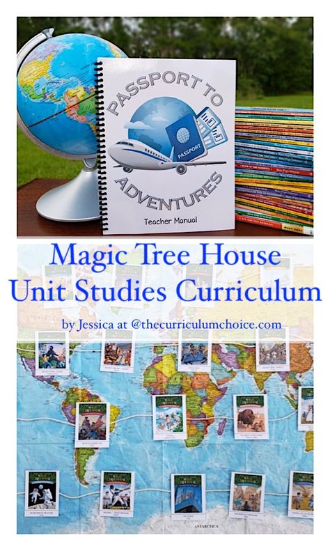 Magic Tree House Curriculum - The Curriculum Choice Magic Tree House Party, Magic Treehouse Classroom Theme, Magic Tree House Comprehension Questions Free, Magic Treehouse Activities, Magic Tree House Lessons, Magic Tree House Activities, Magic Tree House Books, Magic Tree House, Unit Studies Homeschool