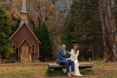 Yosemite Valley Chapel wedding Yosemite Chapel Wedding, Yosemite Wedding Venues, Chapel Wedding Ceremony, Wedding Themes Ideas, Yosemite Photography, Merced River, Location Plan, Themes Ideas, Team Photography