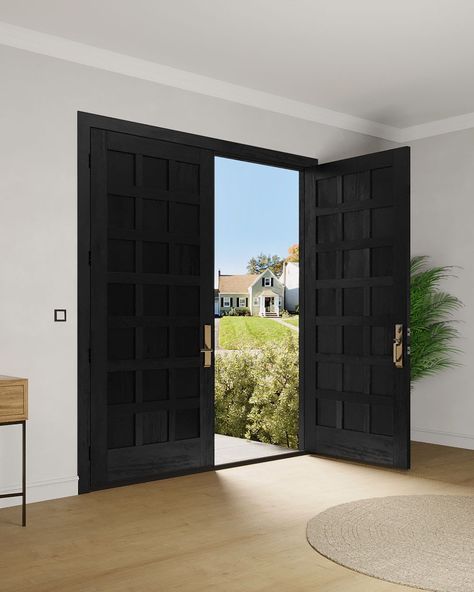 Modern traditional front door