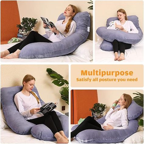 U Shaped Body Pillow Pregnant Pillows for Sleeping Full Body Pillow, Pregnancy Must Haves Maternity Pillows 59 in Pregnancy Body Pillow with Velvet Cover Pregnant Sleep, Pregnancy Body Pillow, Maternity Pillow, Pillows For Sleeping, Pregnancy Must Haves, Pregnancy Body, Pregnancy Support, U Shaped Pillow, Feeding Pillow