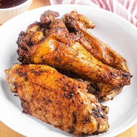 Air Fryer Turkey Wings - Low Carb Africa Turkey Wings Air Fryer, Grilled Turkey Wings, Wings Air Fryer, Air Fryer Turkey, Baked Chicken Drumsticks, What Can I Eat, Grilled Turkey, Fried Turkey, Turkey Wings