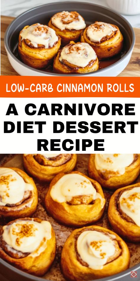 These carnivore cinnamon rolls are a low-carb twist on a holiday favorite! Perfectly sweet and protein-packed, they’re a great dessert or breakfast option for the carnivore diet. Easy to make and full of flavor. Save for inspiration or click to learn more! Carnivore Donut Recipe, Low Carb Snacks Recipes, Easy Carnivore Dessert, Carnivore Cream Cheese Bread, Carnivor Diet Appetizers, Carnivore Dessert Recipes Easy, Carnivore Christmas Dinner, Animal Based Diet Desserts, Keto Halloween Food