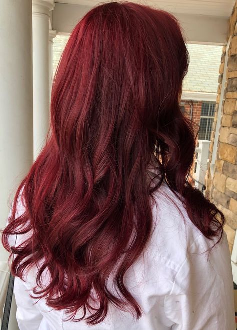 By Shades Of You LLC Red Hair Without Bleaching, Red Cherry Hair Aesthetic, Red Wine Hair Aesthetic, Red Hair No Bleach, Dark Wine Red Hair Aesthetic, Red Hair Without Bleach, Brown Hair Dyed Red, Brown Redish Hair Aesthetic, Red Burgandy Hair Aesthetic