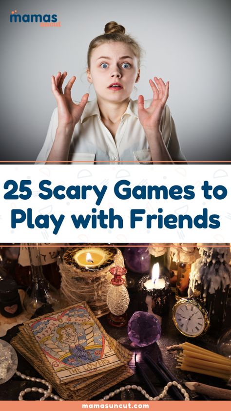 Paranormal Party Ideas, Scary Games To Play In The Dark, Sleepover Scary Games, Paranormal Games To Play With Friends, Horror Games To Play With Friends In Real Life, Games To Play In The Dark Inside, Scary Games To Play With Friends In Real Life, Scary Party Games, Scary Games To Play In Real Life