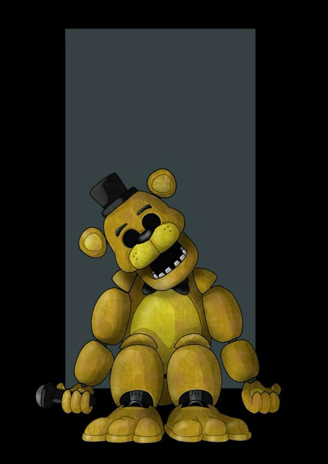 Fnaf Golden Freddy, Fnaf Help Wanted, Fnaf Coloring Pages, Freddy 2, Genos Wallpaper, Golden Freddy, Fnaf Freddy, Animatronic Fnaf, Fnaf Wallpapers