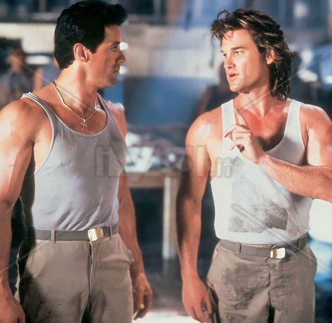 Sylvester Stallone & Kurt Russell - Tango & Cash 1989 Tango & Cash, Sly Stallone, Kurt Russell, Sylvester Stallone, Tango, I Love Him, Love Him, Actors, Film