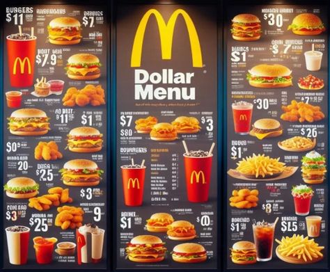 McDonald's Menu With Updated Prices In USA 2024 Mcdonald Menu Board, Mcdonalds Delivery, Macdonald Food, Resturant Menu, Mcdonalds Kids, Sausage Mcmuffin, Mcdonald Menu, Mcdonalds Gift Card, Secret Menu Items