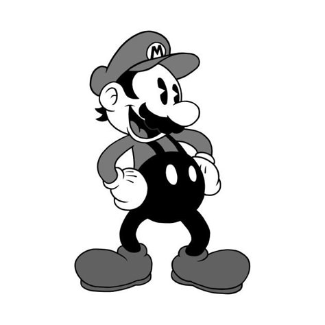 Check out this awesome 'Disney+Mario' design on @TeePublic! Rubberhose Character Design, Rubber Hose Art, Cartoon Drawing Ideas, Mario Design, 1930s Cartoons, Mario Mario, Old School Cartoons, Vintage Cartoons, Rubber Hose