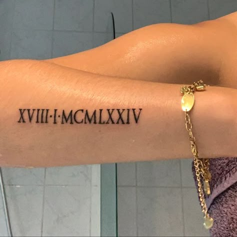 Female Small Tattoos, Best Tattoo Designs For Men, Life Tattoo Ideas, Female Tattoo Designs, Tattoo Ideas For Female, Word Tattoos With Meaning, Word Tattoo Ideas, Tattoo After Care, Roman Numeral Tattoos