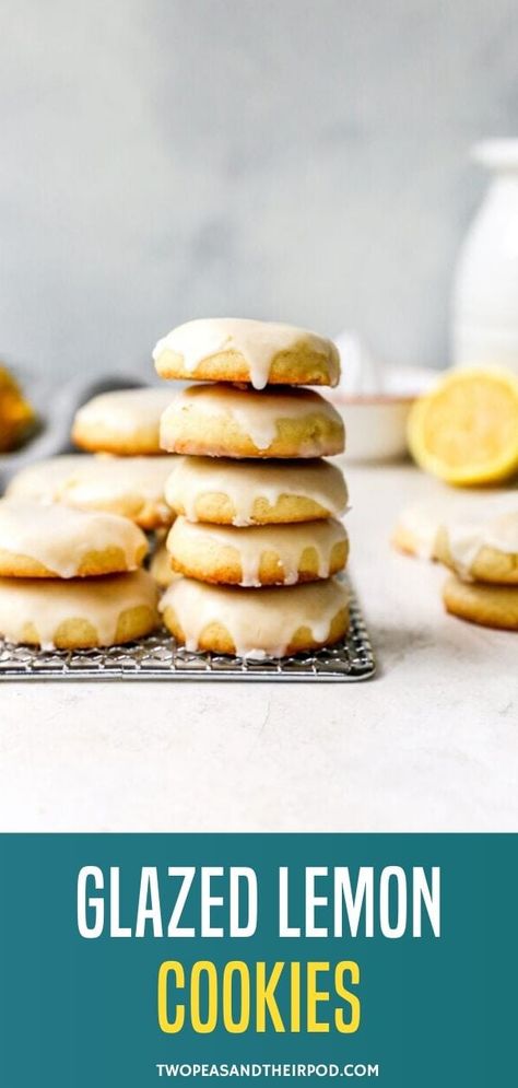 The best lemon cookies that are light and refreshing! These soft and buttery Glazed Lemon Cookies are the perfect sweet treats for any occasion. They make a great dessert for parties, potlucks, bridal showers, baby showers, holidays, and many more. Save this quick and easy dessert! Lemon Pound Cake Cookies, Pound Cake Cookies, Tart Cookies, Jump For Joy, Lemon Glaze, Lemon Pound Cake, Buttery Cookies, Delicious Cookie Recipes, Delish Recipes