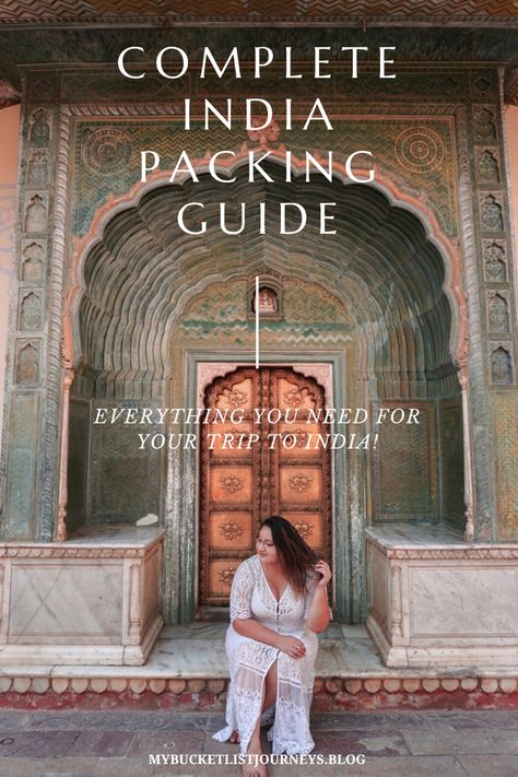 India Packing List, Trip To India, Packing Guide, Free Vacations, Hiking Tips, Planning A Trip, Travel Board, What To Pack, Free Travel