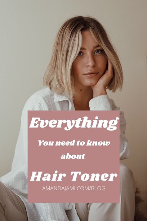 Clear Toner For Hair, Toner Vs Hair Dye, Toner For Highlighted Hair, Toner Vs No Toner Hair, Hair Toning Before And After, How To Tone Hair, Hair Toners For Blonde, Toner Before And After, Toner On Blonde Hair