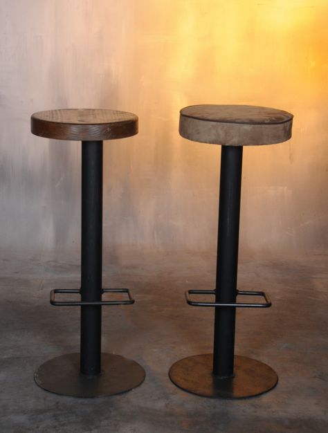 Taburete+Hierro+natural+Bandi Bar Pallet, Kursi Bar, Cafe Furniture, Chair Legs, Bedroom Makeover, Wood Furniture, Home Deco, Stools, Bar Stools