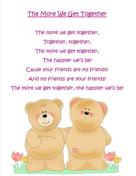 Friendship Themes For Preschool, Feelings Poem Preschool, Friendship Songs For Preschool, Songs About Friendship Preschool, Friendship Daycare Crafts, Friendship Songs Preschool, All About Me Songs For Toddlers, Preschool Friendship Books, Friendship Activities Preschool Circle Time