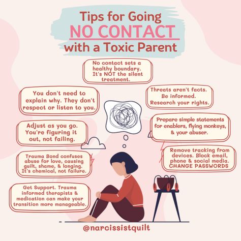 Tips for Going “No Contact” with a Toxic Parent | CPTSDfoundation.org Going No Contact, Toxic Parent, Care For Yourself, Toxic Parents, Choose Your Own Adventure, Narcissistic Parent, Toxic Family, Set Boundaries, No Contact