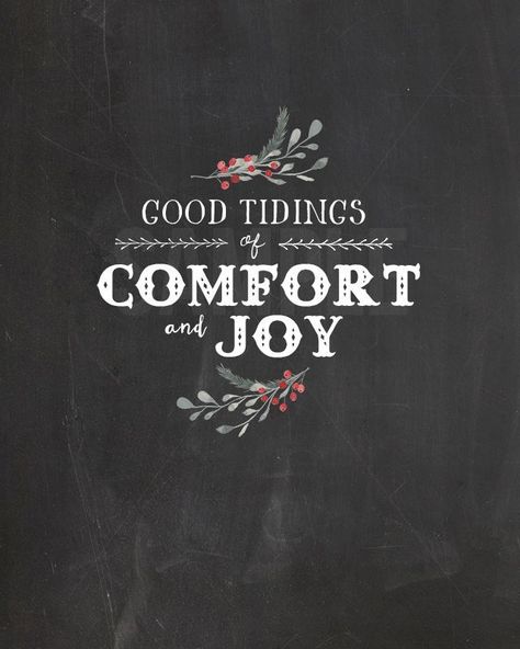 "Good tidings of comfort and joy!" Be sure to print a copy of this beautiful Christmas Chalkboard Printable. livelaughrowe.com Christmas Chalkboard Art Ideas, Christmas Chalkboard Ideas, Stephen Ministry, Christmas Devotions, Chalkboard Art Ideas, Merry Christmas Chalkboard, Vintage Farmhouse Christmas, Shrine Ideas, Tidings Of Comfort And Joy