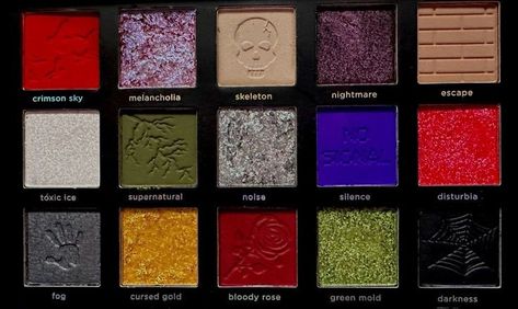 Shadow Names, Subculture Palette Looks, Eyeshadow Names, Red Eyeshadow Palette, Eye Shadow Pallets, Discontinued Makeup, Eyeshadow Singles, Nars Eyeshadow, Makeup Pallets