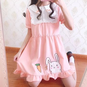 New In – Page 7 – SANRENSE Shibu Kawaii, Cute Carrot, Rabbit Dress, Bunny Dress, Kawaii Harajuku, Pastel Fashion, Kawaii Fashion Outfits, Kawaii Dress, J Fashion