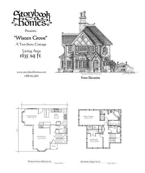 Floor Plan With Sunroom, Storybook Homes Plans, Storybook Cottage House Plans, Storybook House Plan, Gazebo Porch, Eating Nook, Pergola Roof, Storybook House, Storybook Homes