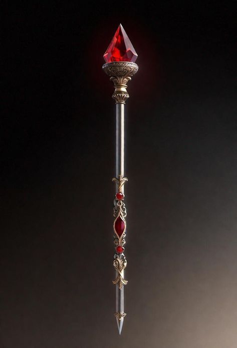 Magical Scepter, Magic Wand Art, Scepter Magic, Fantasy Staff, Royal Scepter, Staff Magic, Magic Staff, Rod And Staff, Wizard Staff