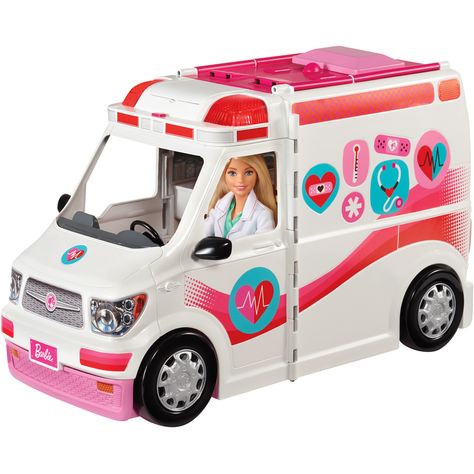 Barbie Care Clinic Vehicle | BIG W Barbie Website, Barbie Playsets, Rescue Vehicles, Doll Clothes Barbie, Barbie Toys, Baby Jogger, Get Well Gifts, Barbie House, Lego Friends