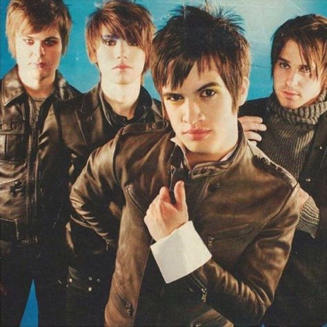 Panic At The Disco 2005, Pre Split Panic At The Disco, Panic At The Disco Poster, The Young Veins, Spencer Smith, Kids Inspo, Tiger Beat, Emo Stuff, Band Nerd