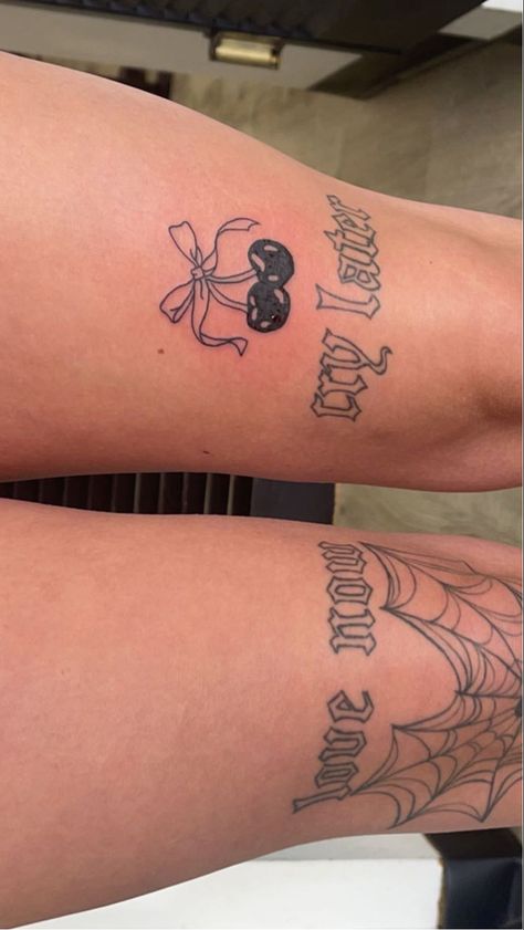 Lana Del Rey Cherry Tattoo, Tattoo Ideas Lana Del Rey, Croquette Tattoo, Tattoos For Father, Coquette Tattoo Ideas, Cherry Tattoo Ideas, Lana Del Rey Tattoo Ideas, Simple Cute Tattoos, Lana Tattoo