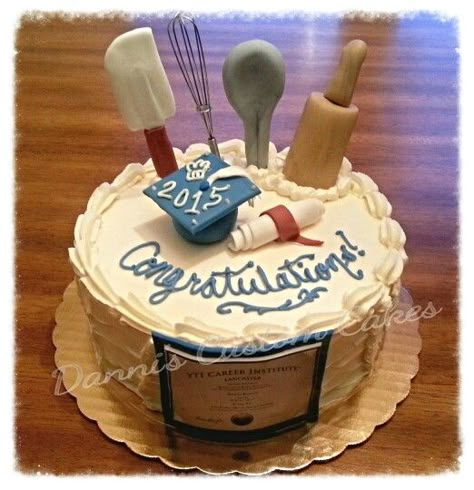 Pastry Chef Graduation Cake #Graduation Pastry Chef Graduation Party, Culinary Graduation Party Ideas, Chef Graduation Cake, Chef Graduation Party Ideas, Pastry Chef Cake, Baking Birthday Parties, Chef Cake, Graduation Party Desserts, Patisserie Fine