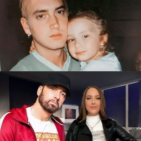 Eminem And Hailie, 50 Cent And Eminem, Queen Facts, Hailie Jade, Eminem Memes, Eminems Daughter, Eminem Photos, Eminem Slim Shady, The Real Slim Shady