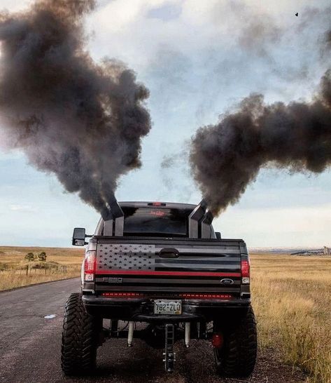 Two Tone Obs Ford, Cool Trucks Ford, Cool Ford Trucks, Chevrolet Trucks Lifted, Jacked Up Truck, Diesel Trucks Ford, American Pickup Trucks, Custom Lifted Trucks, Country Trucks