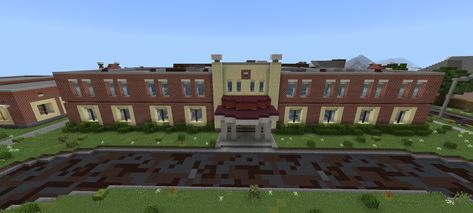 Minecraft Highschool, Minecraft Ideas, Minecraft, Building, Purple, Quick Saves